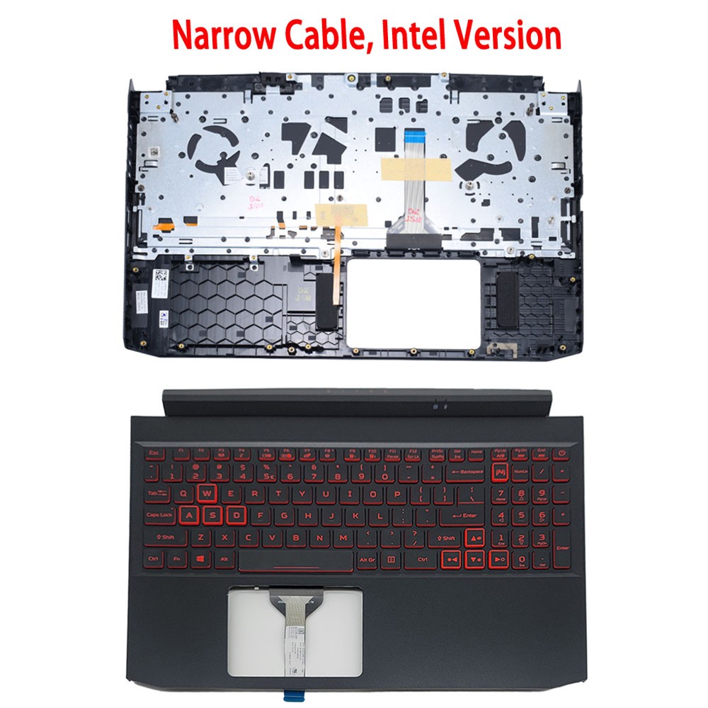 New Black Palmrest w/ Backlit Keyboard For Acer Nitro 5 AN515-57 55 6B.QEXN2.001