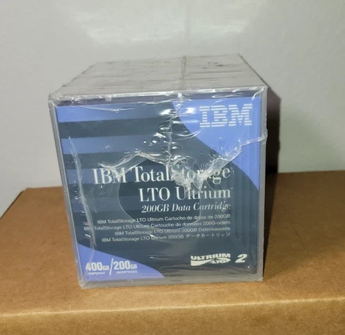 4  IBM Total Storage LTO Ultrium 2  200GB/400GB  Data Cartridges