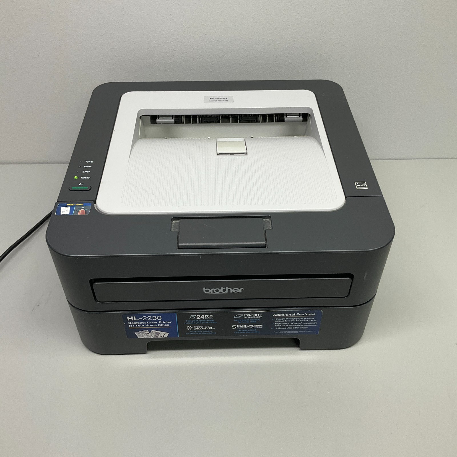 Brother HL-2230 HL-22 Laser Printer Tested and Working NO TONER