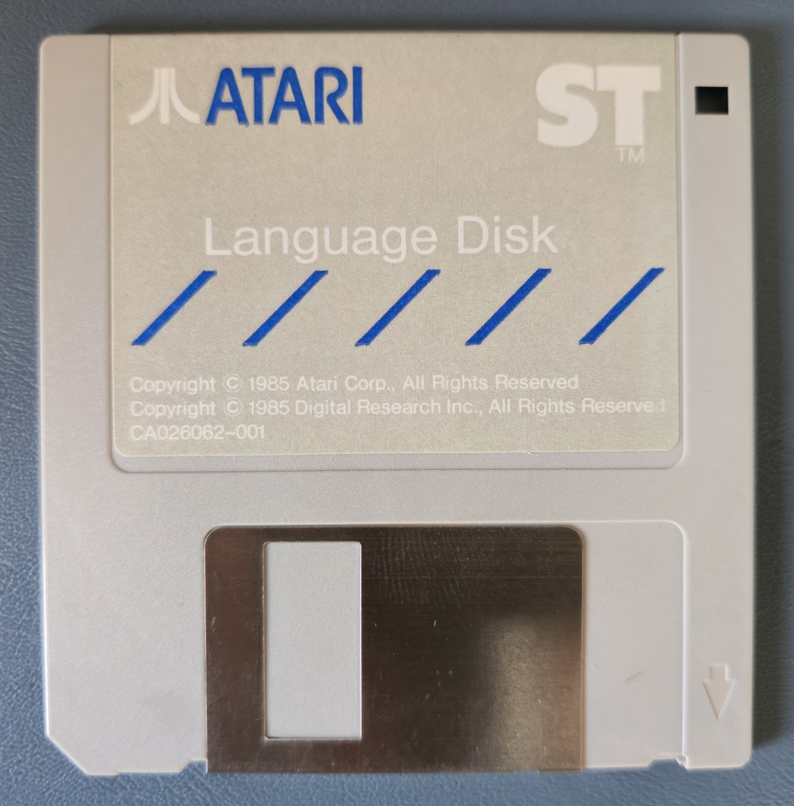 Original Atari ST LOGO Language  Disk (1985)  CA026062-001, Made in Japan TESTED