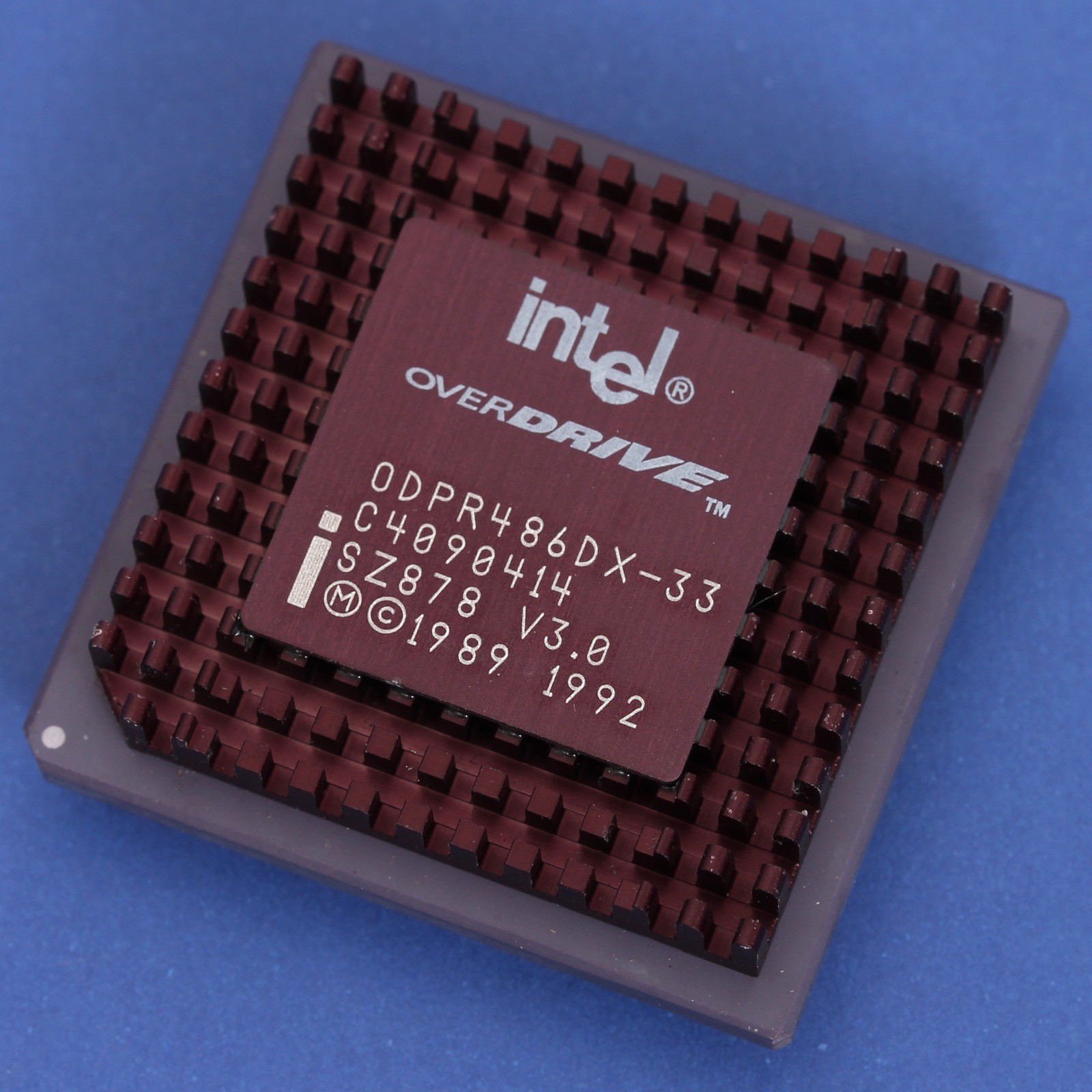 Intel 486DX-33 OverDrive 66Mhz CPU Processor SZ878 ODP486DX-33 V3.0