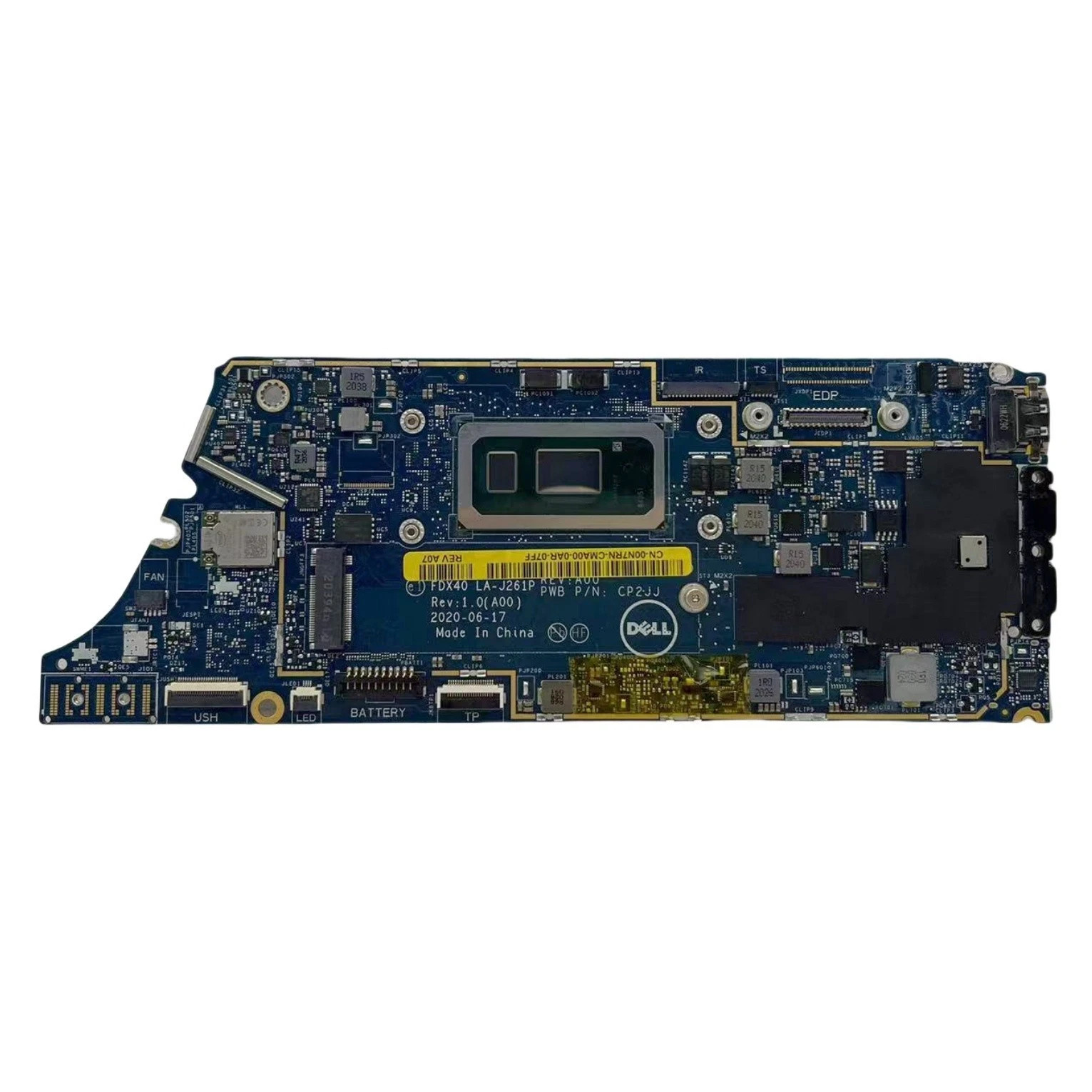 For Dell Latitude 7310 7410 Laptop Mainboard LA-J261P I5 I7 CPU 0GYV1X 04J6CM