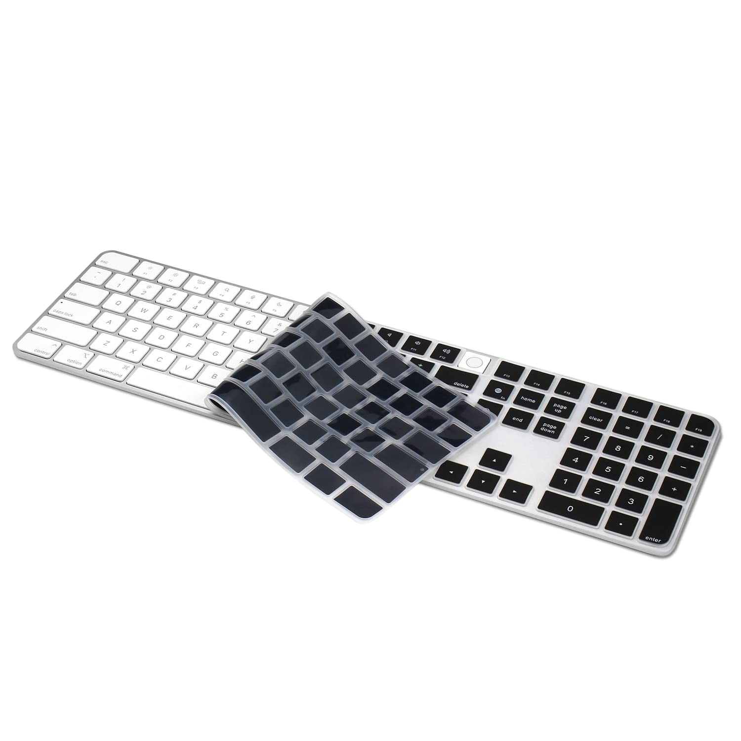ProElife Ultra Thin for 2021 iMac Magic keyboard with Numeric Keypad, Black