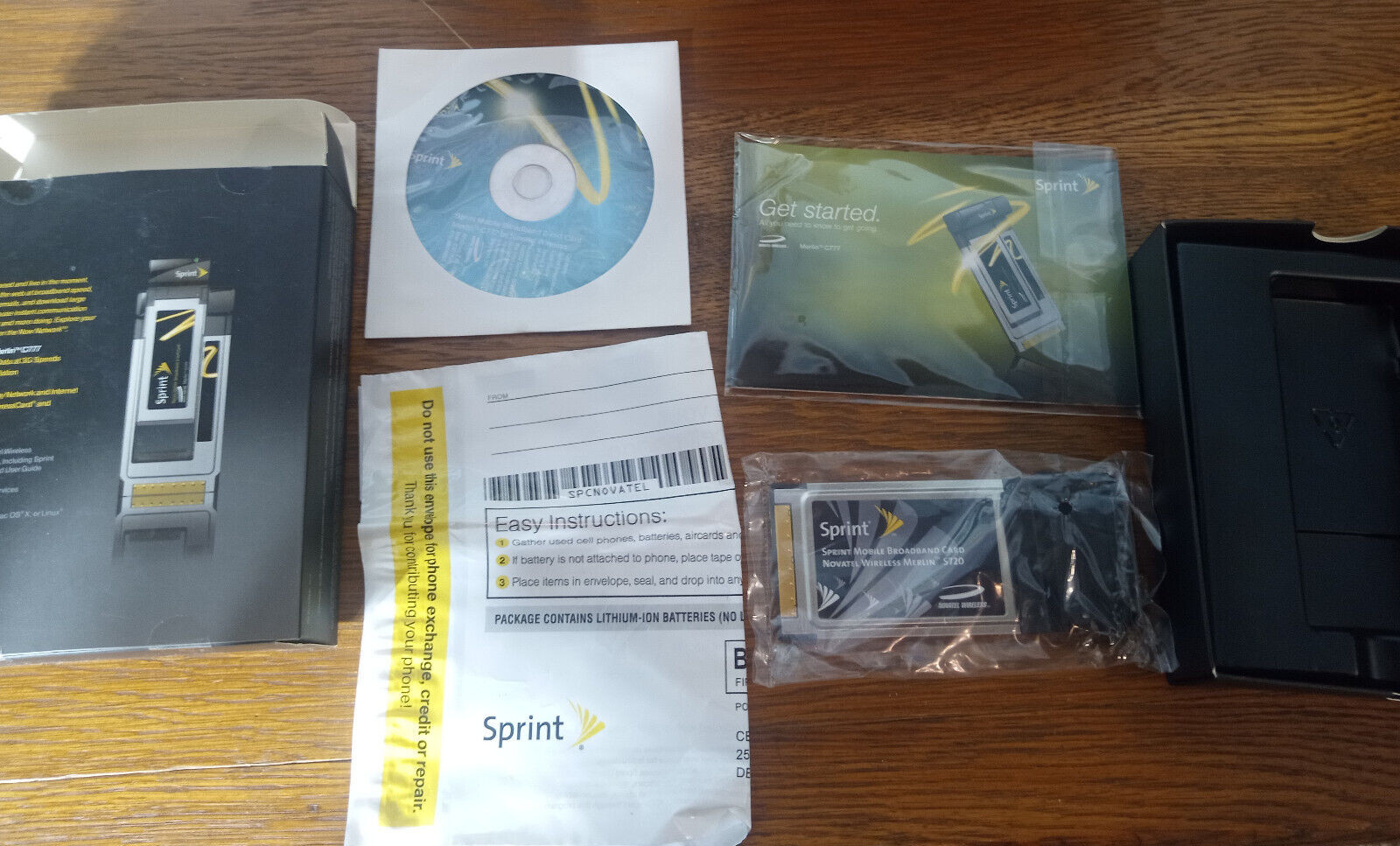 Sprint Mobile Broadband Card Novatel Wireless Merlin S720 WAN PC laptop Card