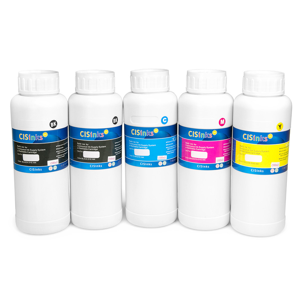 5-Pack 2500ml Universal Premium Large Ink SET Refill alternative for WF-30