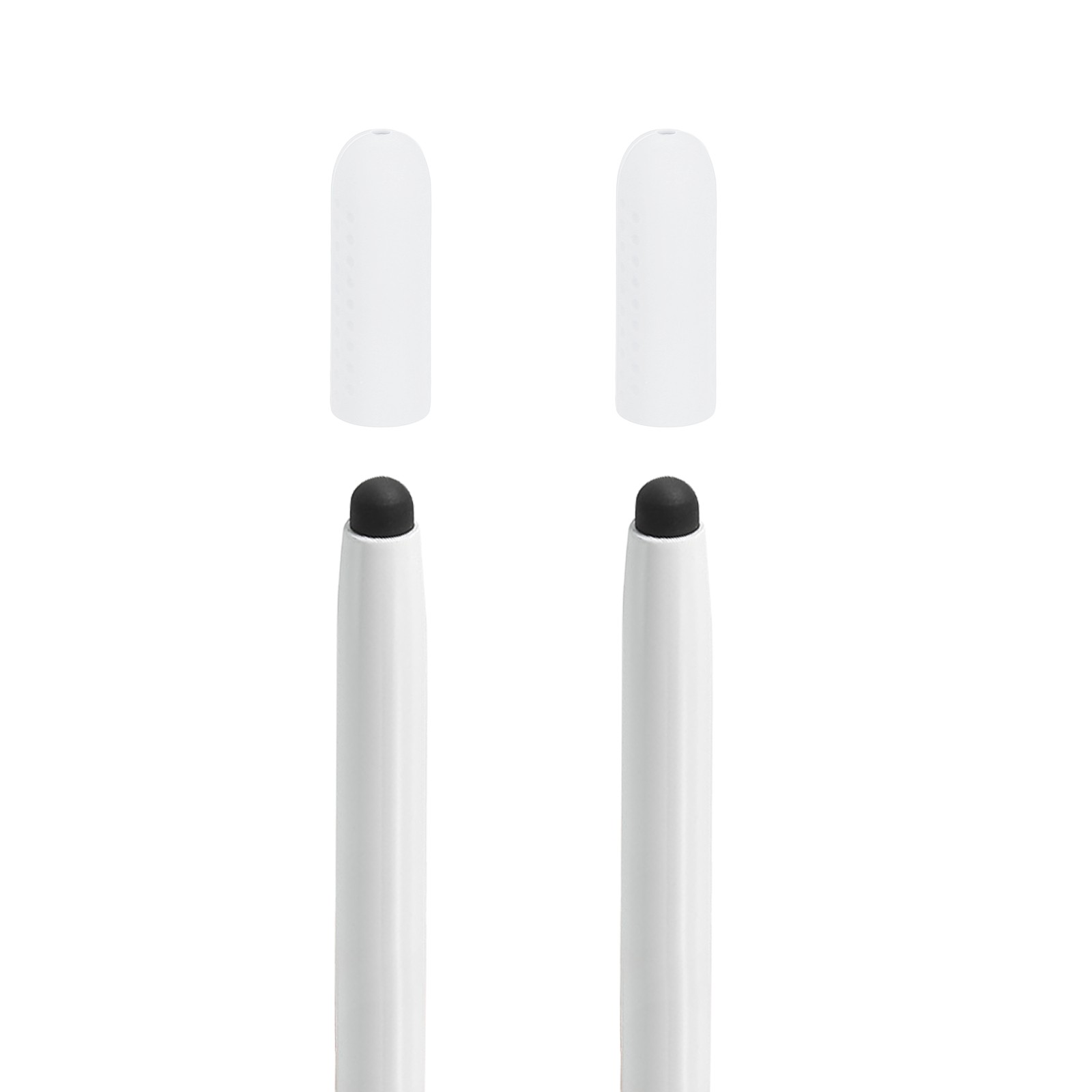 2Pcs Pen Nib Cover Tip Nib Cap Protector for 1st to 4th Stylus Pen, White