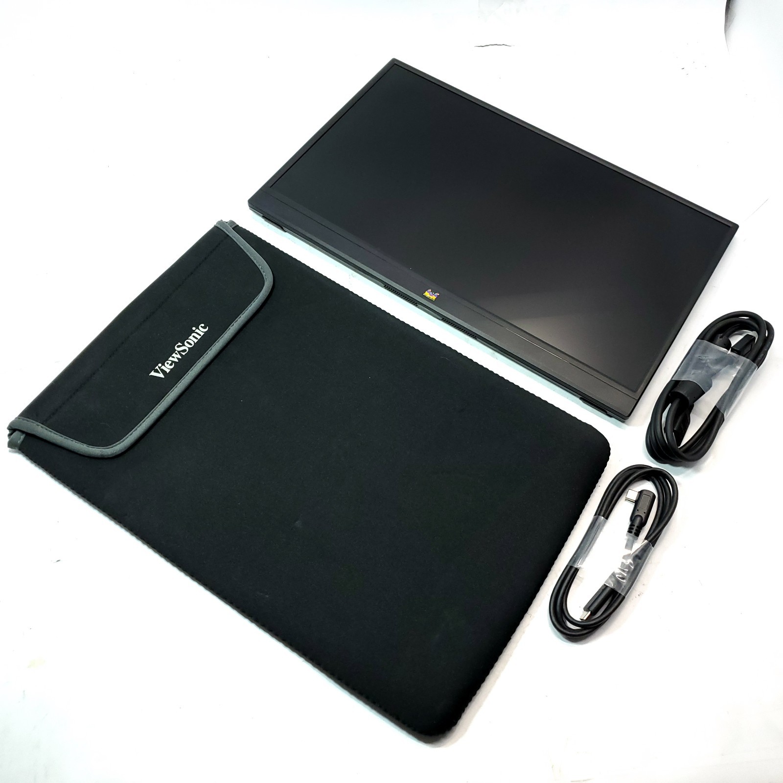 ViewSonic VA1655 15.6" Portable 1080p USB-C IPS Monitor w/ Sleeve - Used