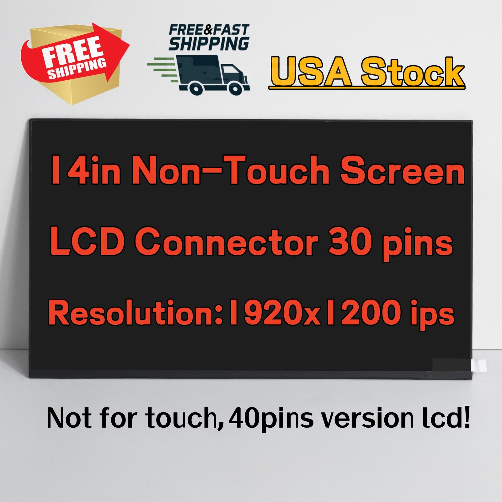 N140JCA-EEL REV.C1 30 Pins FHD+ Screen Replacement LCD Display
