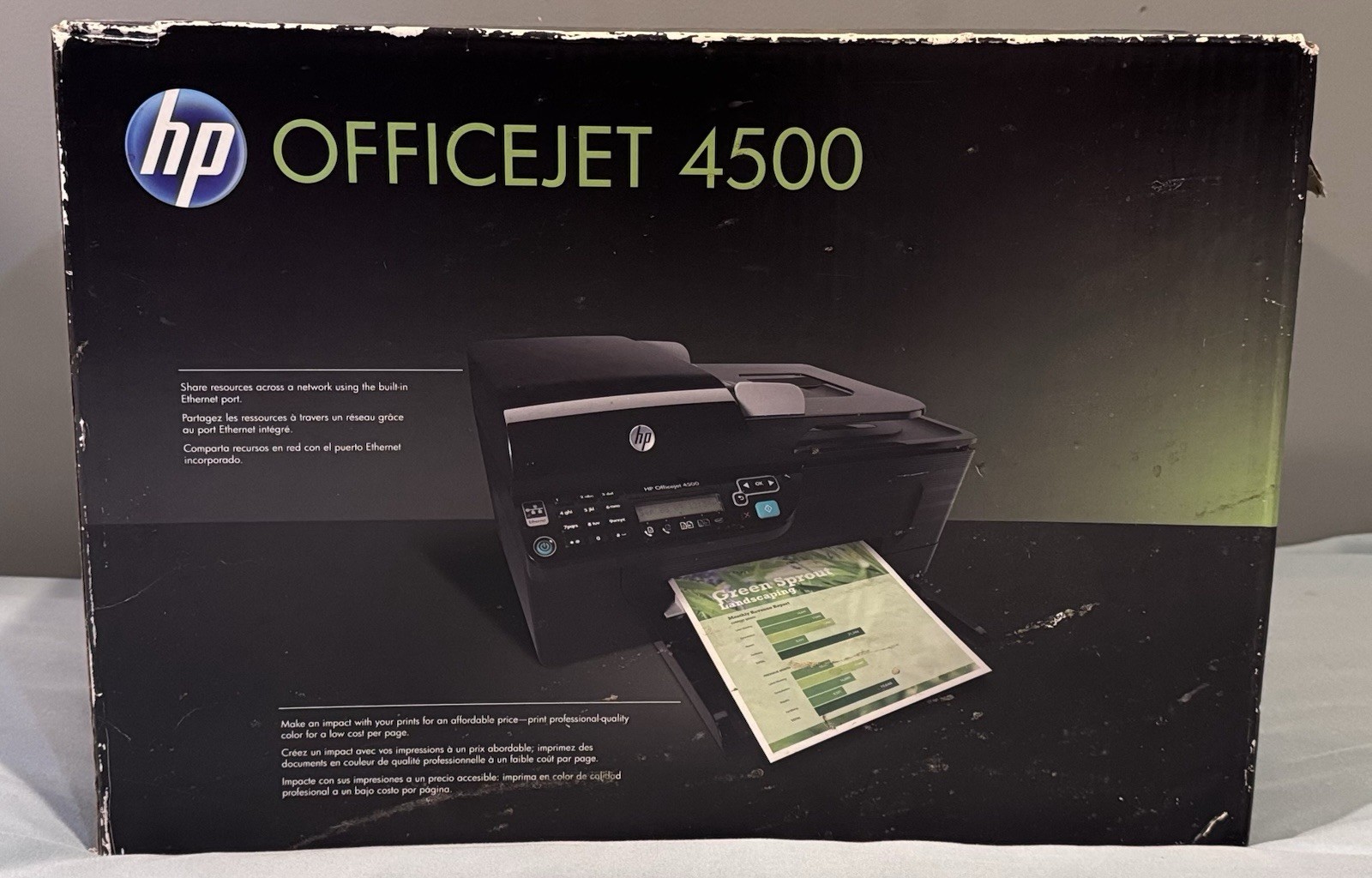 HP OfficeJet 4500 G510g All-In-One Inkjet Color Printer New Sealed CB867A