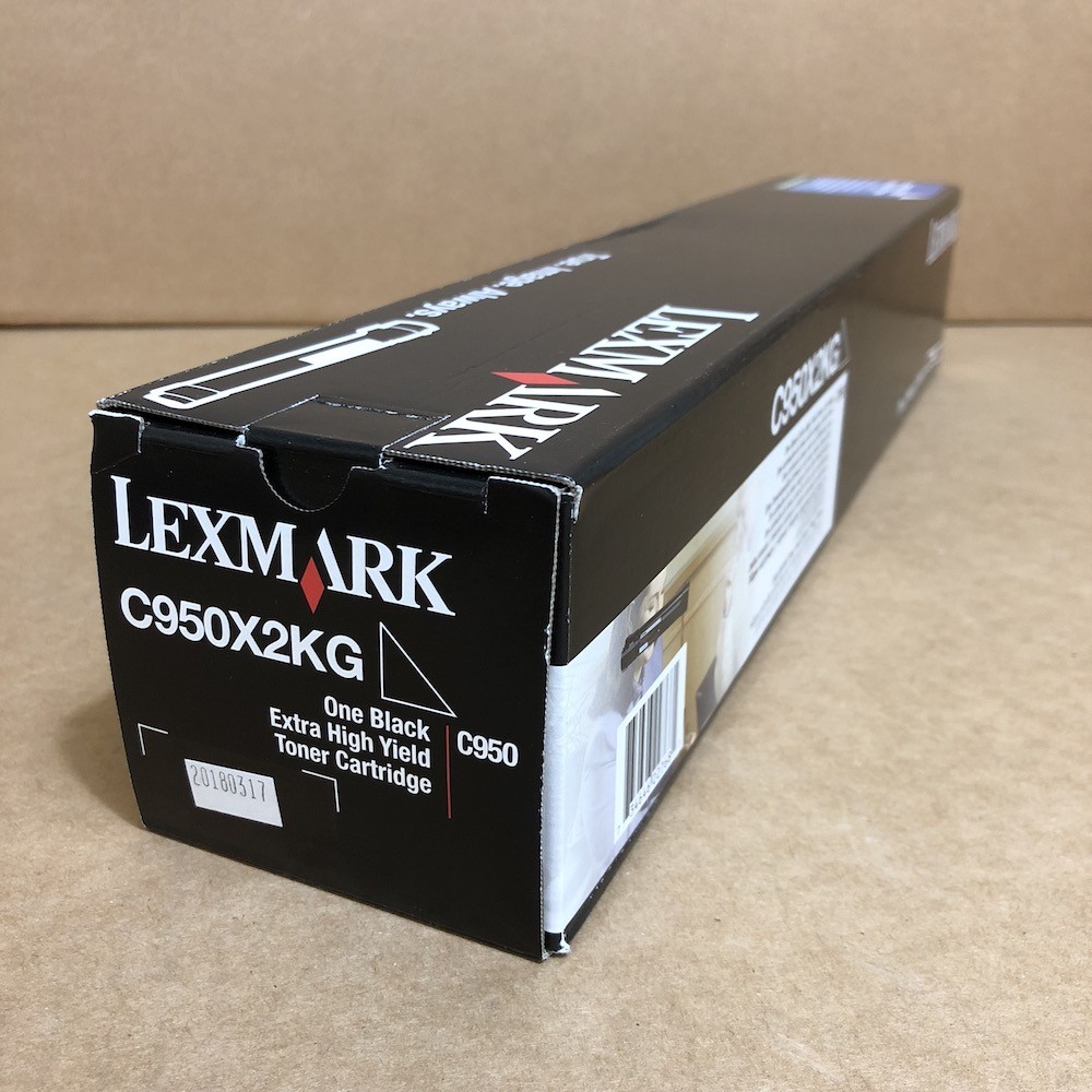 Genuine Lexmark C950X2KG Black Extra High-Yield Toner - Factory Sealed