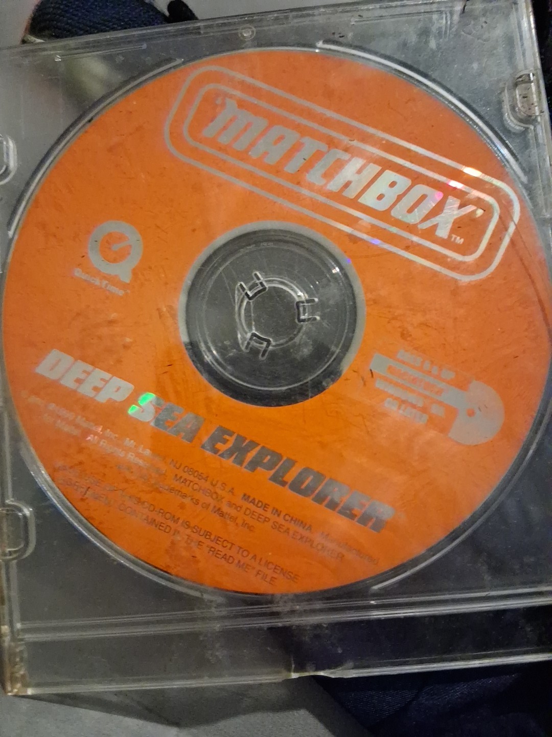 Matchbox Deep Sea Explorer  PC Disk