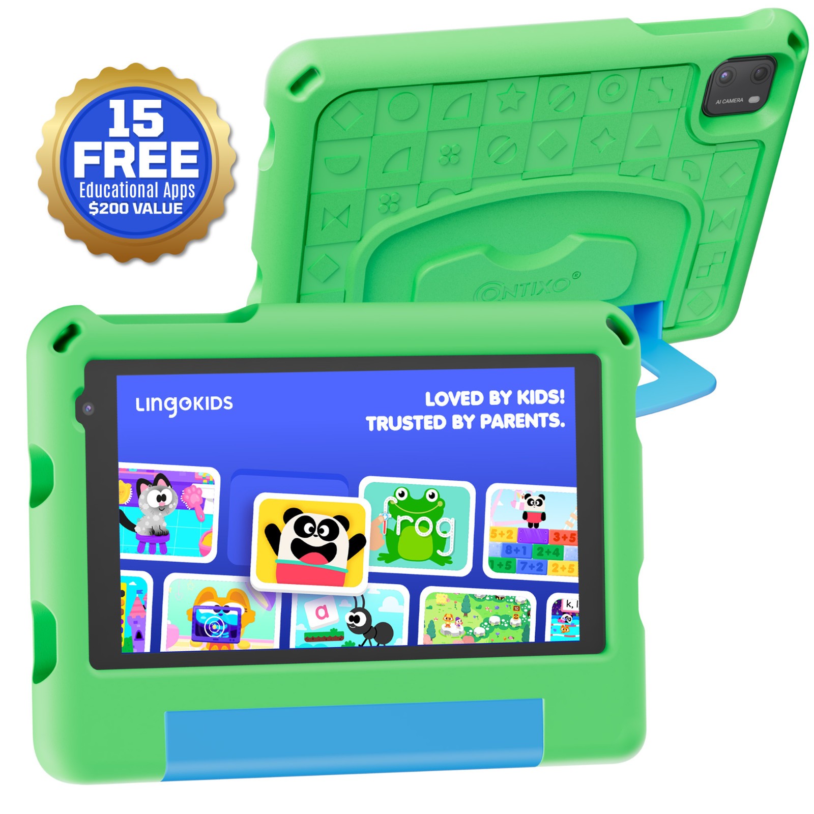 Contixo Contixo A7 Kids Tablet With 14  Apps, Lingokids & Epic, 7" HD Screen