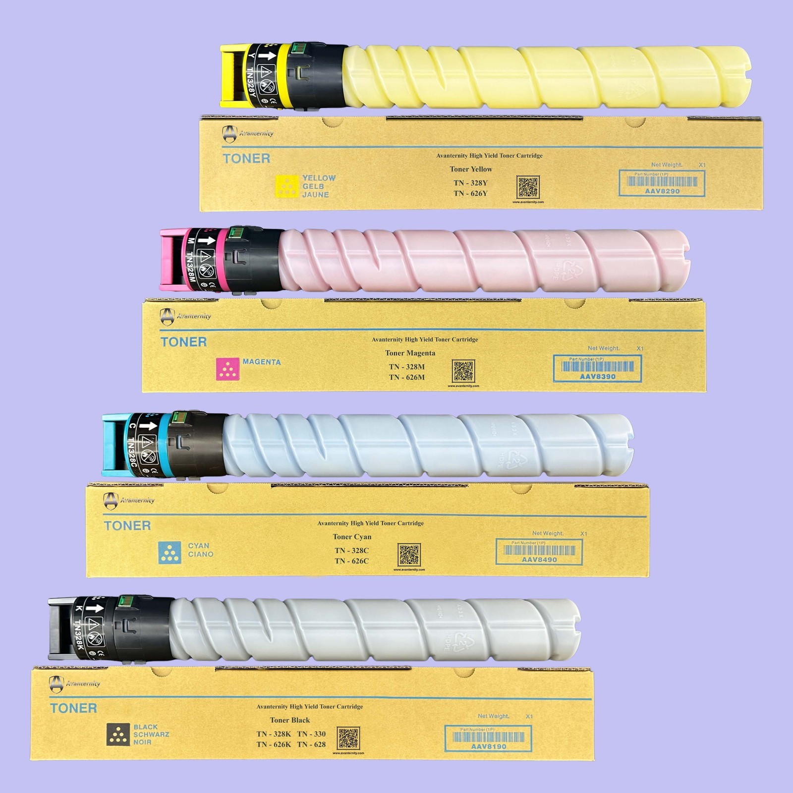 Compatible Konica Minolta TN328 Toner, for Bizhub C300i C360i C450i C550i C650i