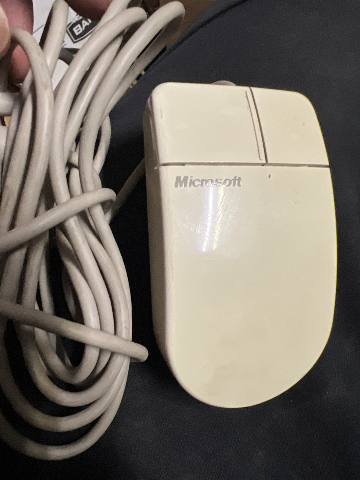Vintage Microsoft Serial Mouse Wired 2-Button Mechanical Ball Mouse Japan