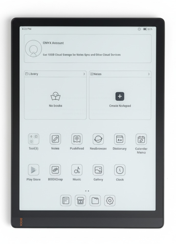 BOOX Tab X 13.3" E-Ink Tablet 128GB Wi-Fi eReader Android Grade B Very Good