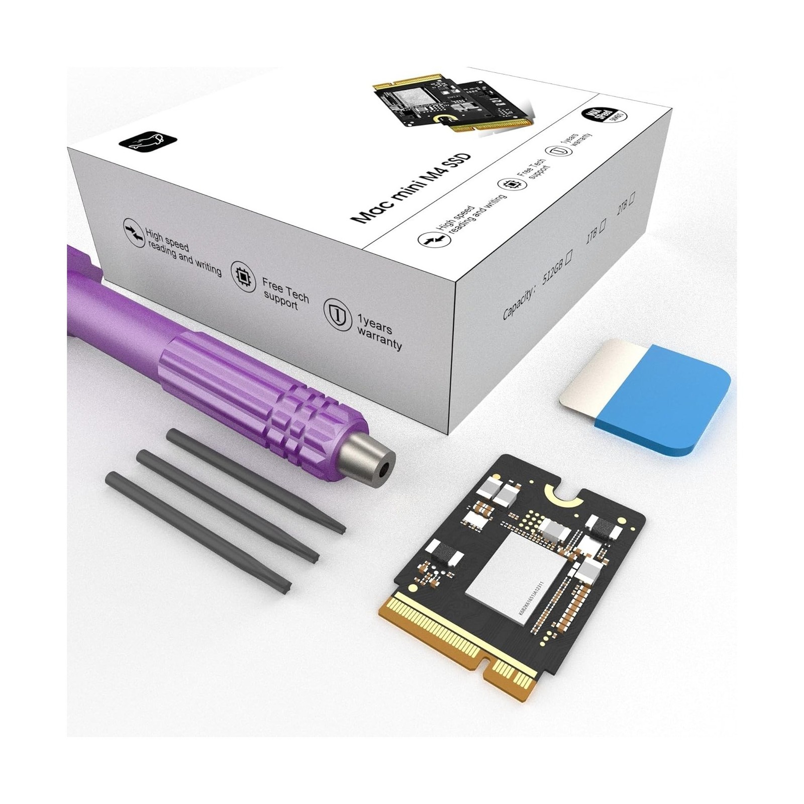 Mac mini M4 SSD 1TB Hard Disk Upgrade DIY Kit M4-1TB