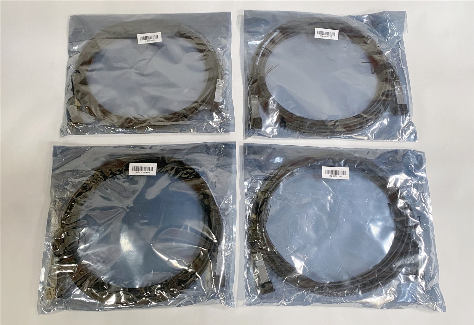 NETAPP 112-00301 5M SFP+ to SFP+ Twinax Data Cable Lot of 4 NEW sealed