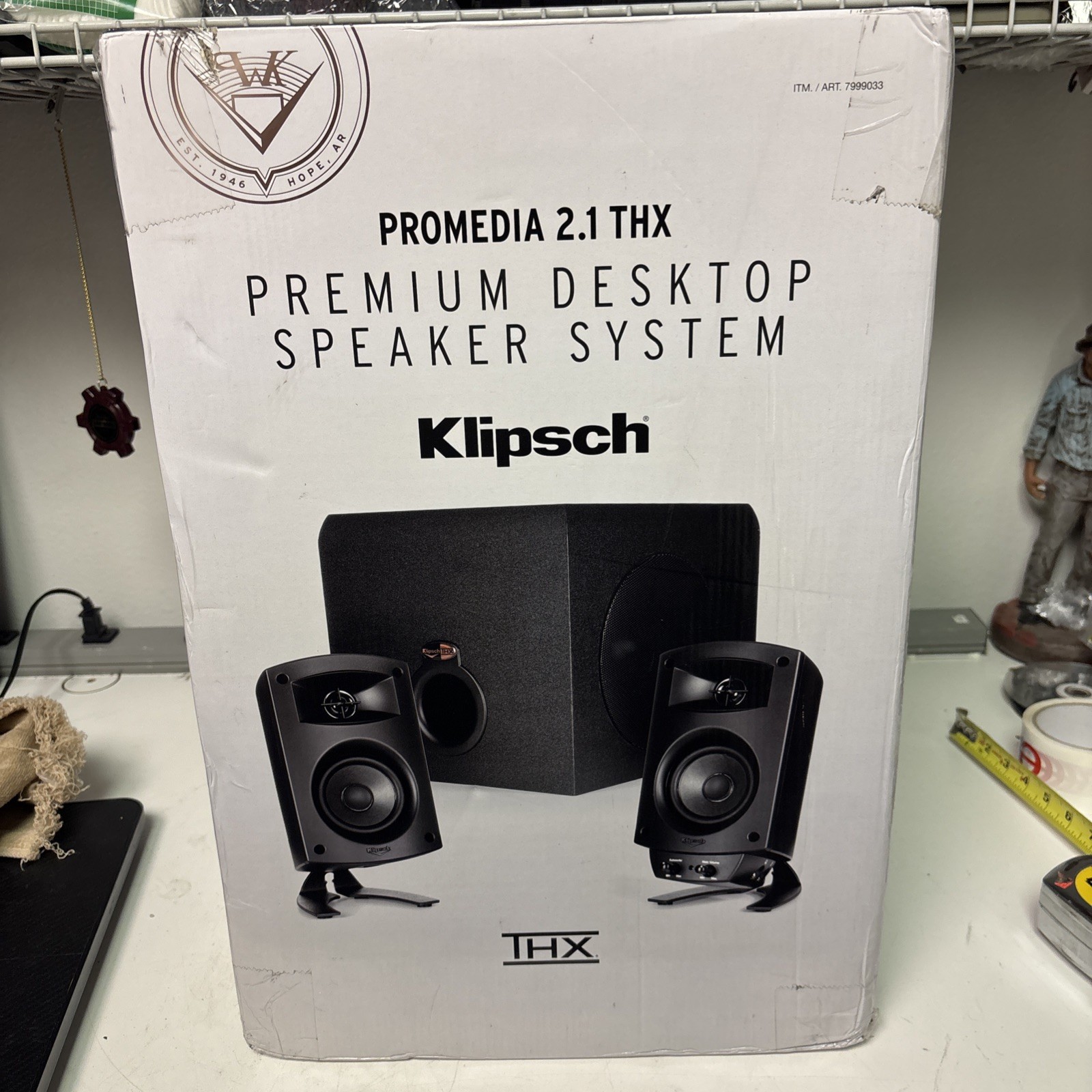 Klipsch ProMedia 2.1 THX Certified Computer Speaker System (Black) Sealed