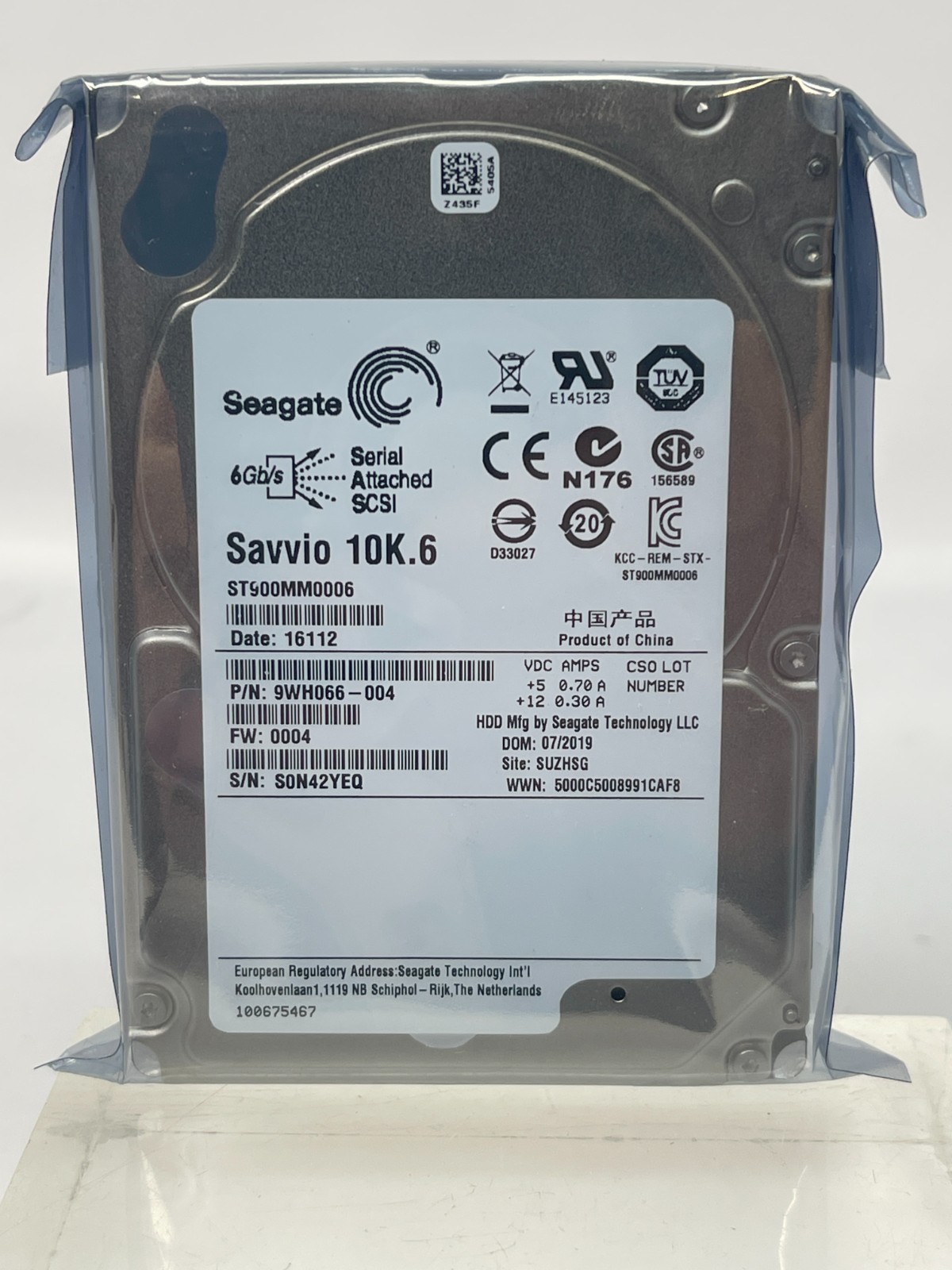 Seagate ST900MM0006 900GB 10K RPM 6Gb/s 2.5" Savvio SAS HDD Hard Drive Bulk