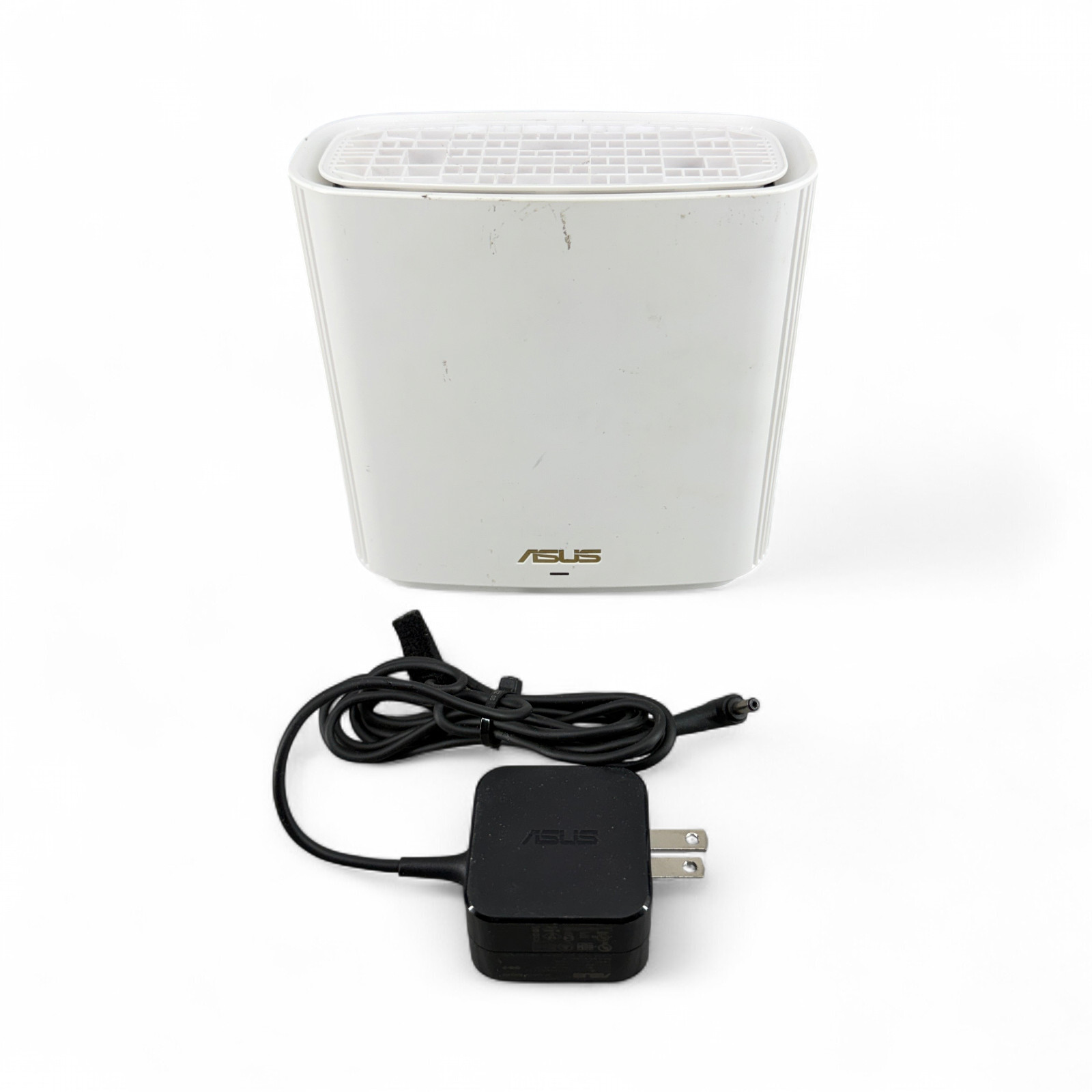 Asus ZenWiFi ET8 AXE6600 Tri-Band WiFi 6E Router White w/ Power Adapter Bundle
