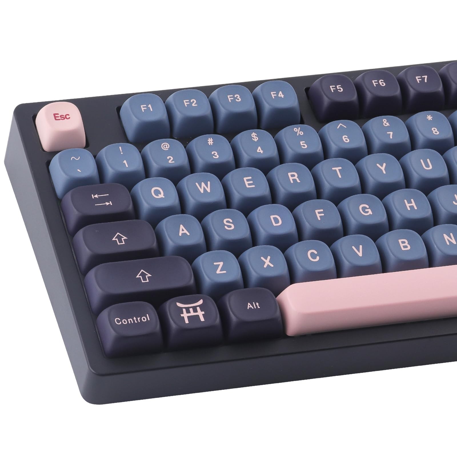 Cherry Blossom MOA Keycaps Pink Sakura 129 Keys Cute PBT Custom Set 100