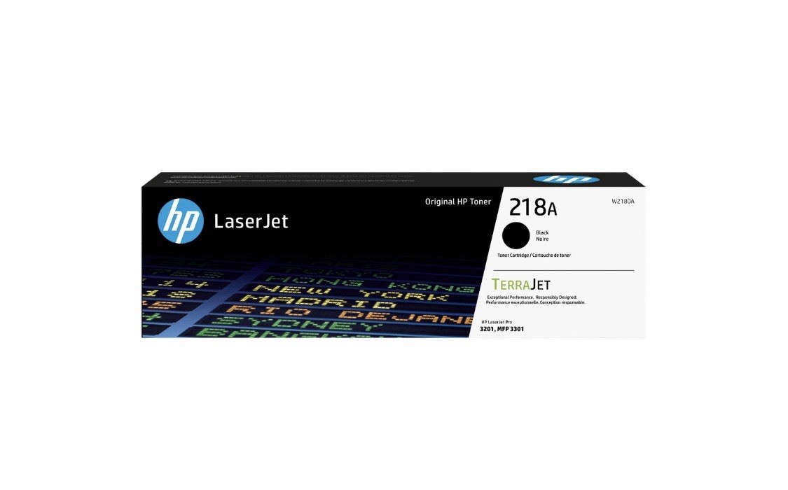 HP 218A Black Original LaserJet Toner Cartridge, ~1,300 pages black, W2180A