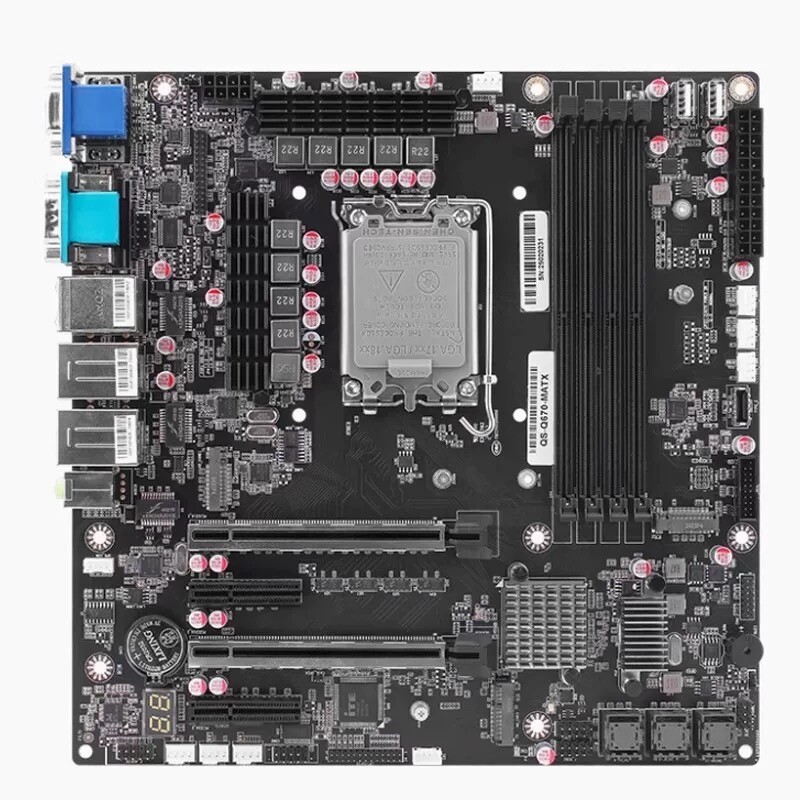 12/13/14th Gen LGA1700 CPU NAS Motherboard Q670 Intel vPro