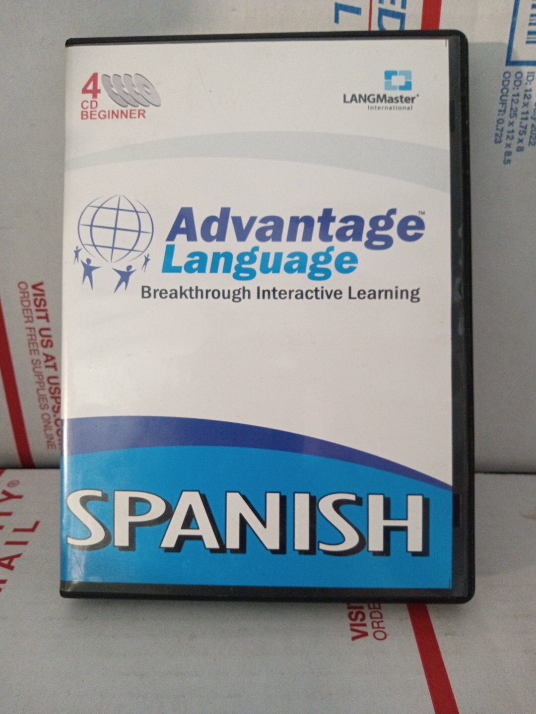 Advantage Language Breakthrough Interactive Learning-Spanish 4 CD Set ~ #119