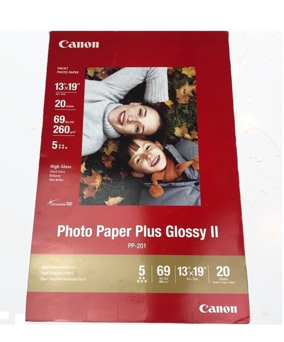 Canon PP-201 13"x19" Opened Box, 10 Sheets
