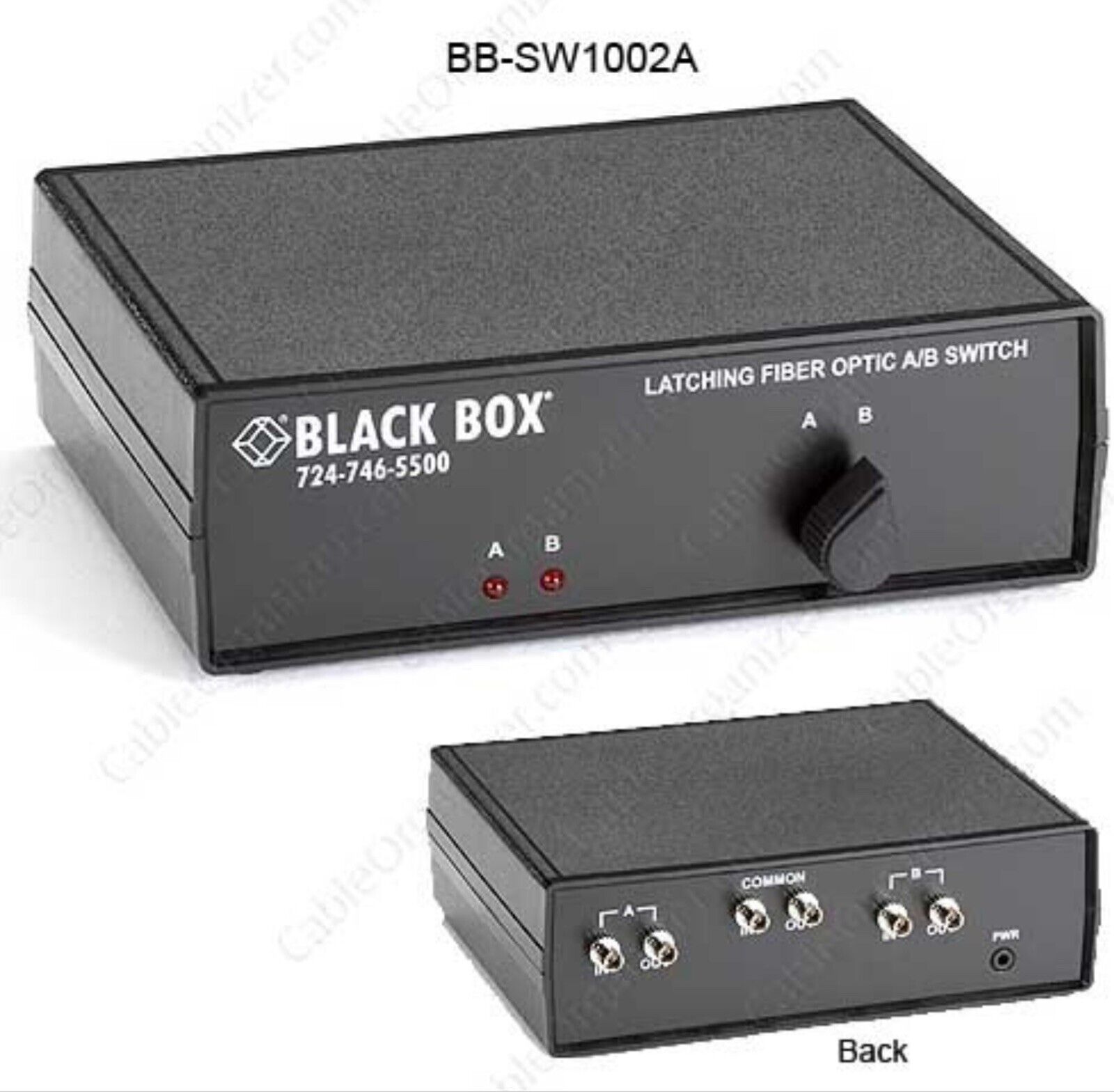 Black Box Fiber Optic A/B Switches and A/B Switches with Loopback