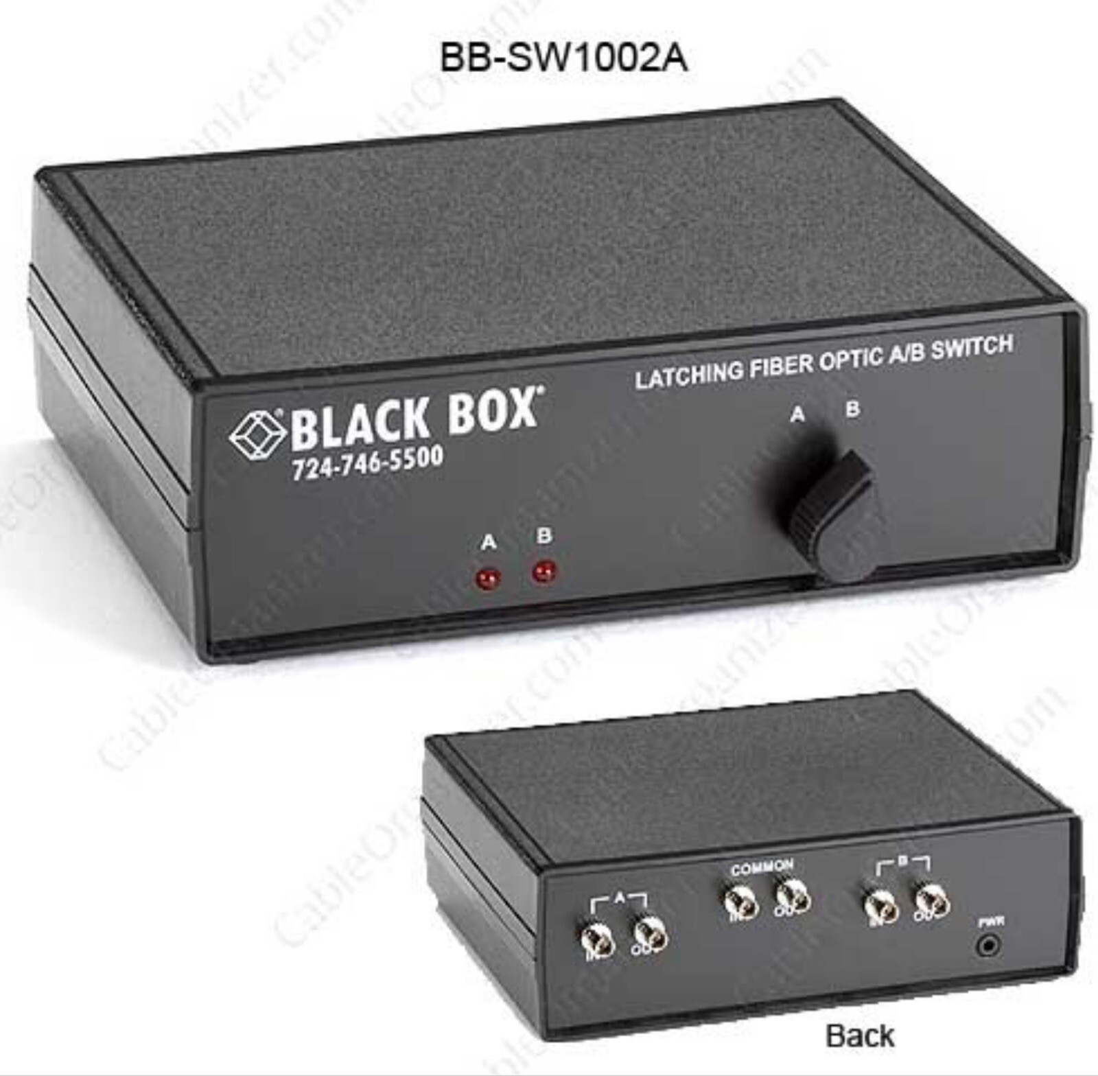 Black Box Fiber Optic A/B Switches  with Loopback Sw1002A Blackbox