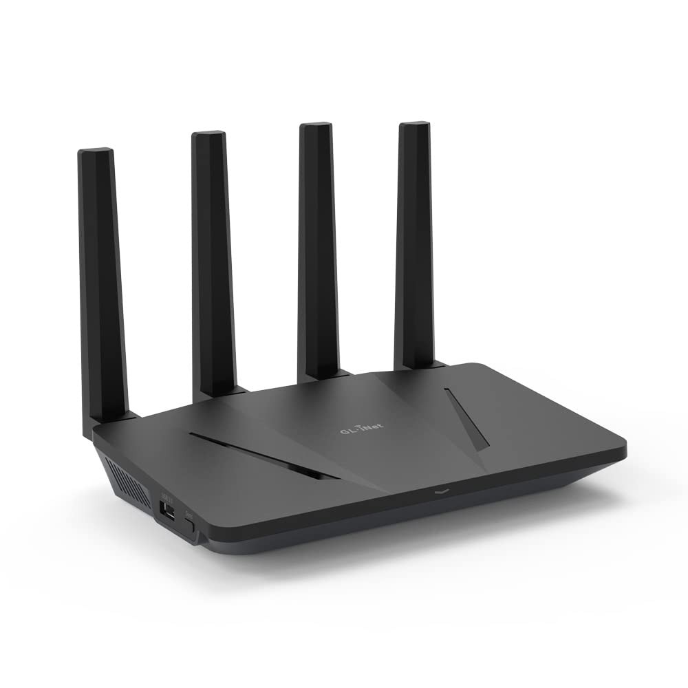 GL.iNet GLAX1800Flint WiFi 6 Router Dual Band Gigabit Wireless Internet Route...