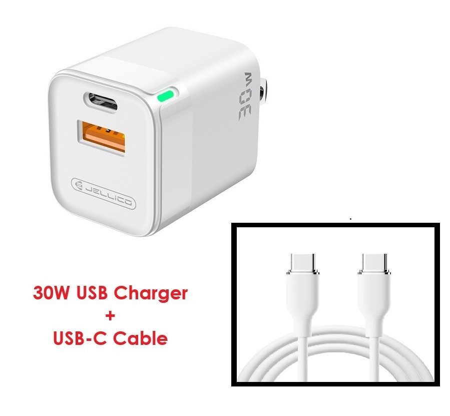 30W Fast USB-C PD Home Wall Charger for Polaroid Now Instant Film Camera (Gen 2)