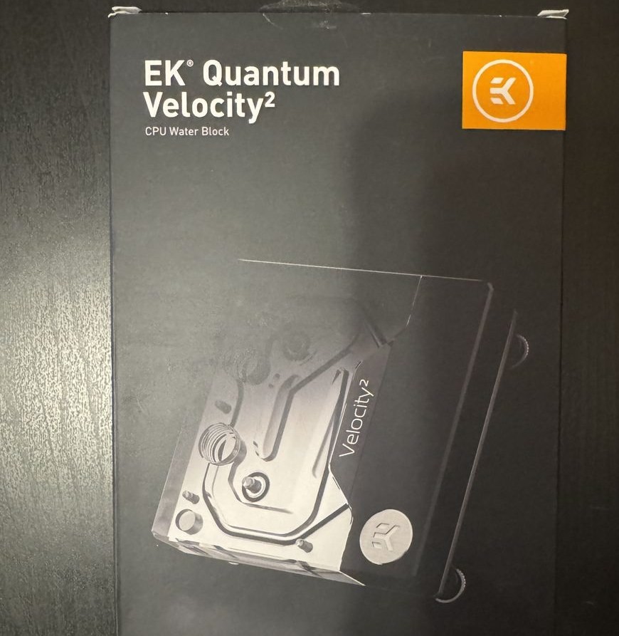 EKWB EK-Quantum Velocity2 D-RGB CPU Water Block AM5 White Edition