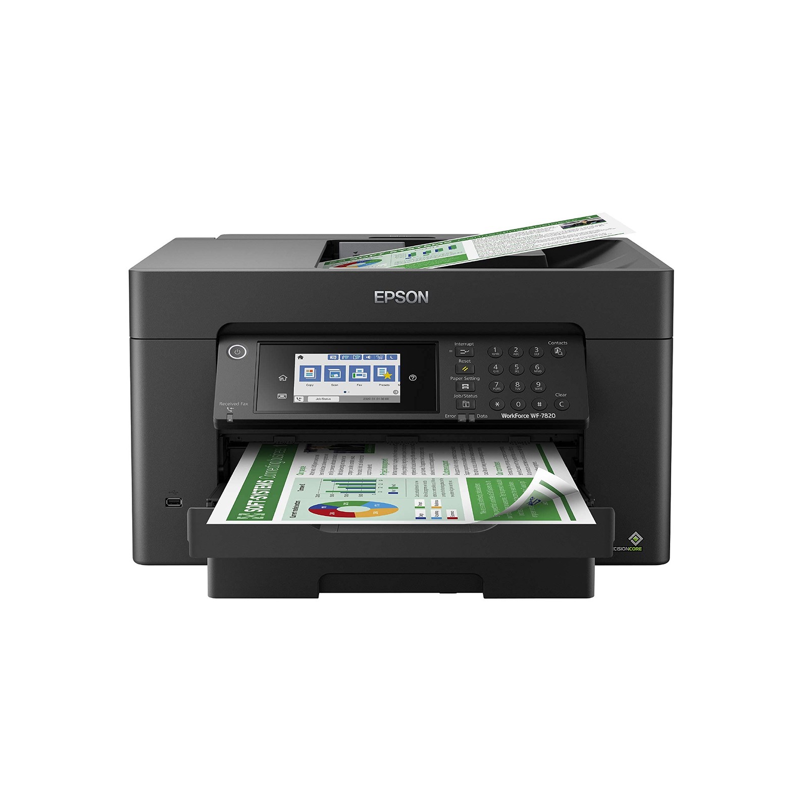 Wireless All-in One Wide Format Inkjet Printer WF-7820 Epson Workforce