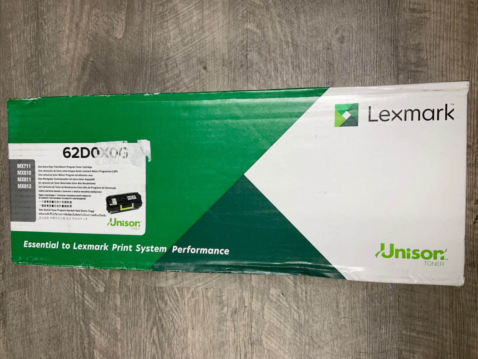 Lexmark 62D0X0G Black Toner Cartridge Extra High Yield 620XG MX711 MX810 - New