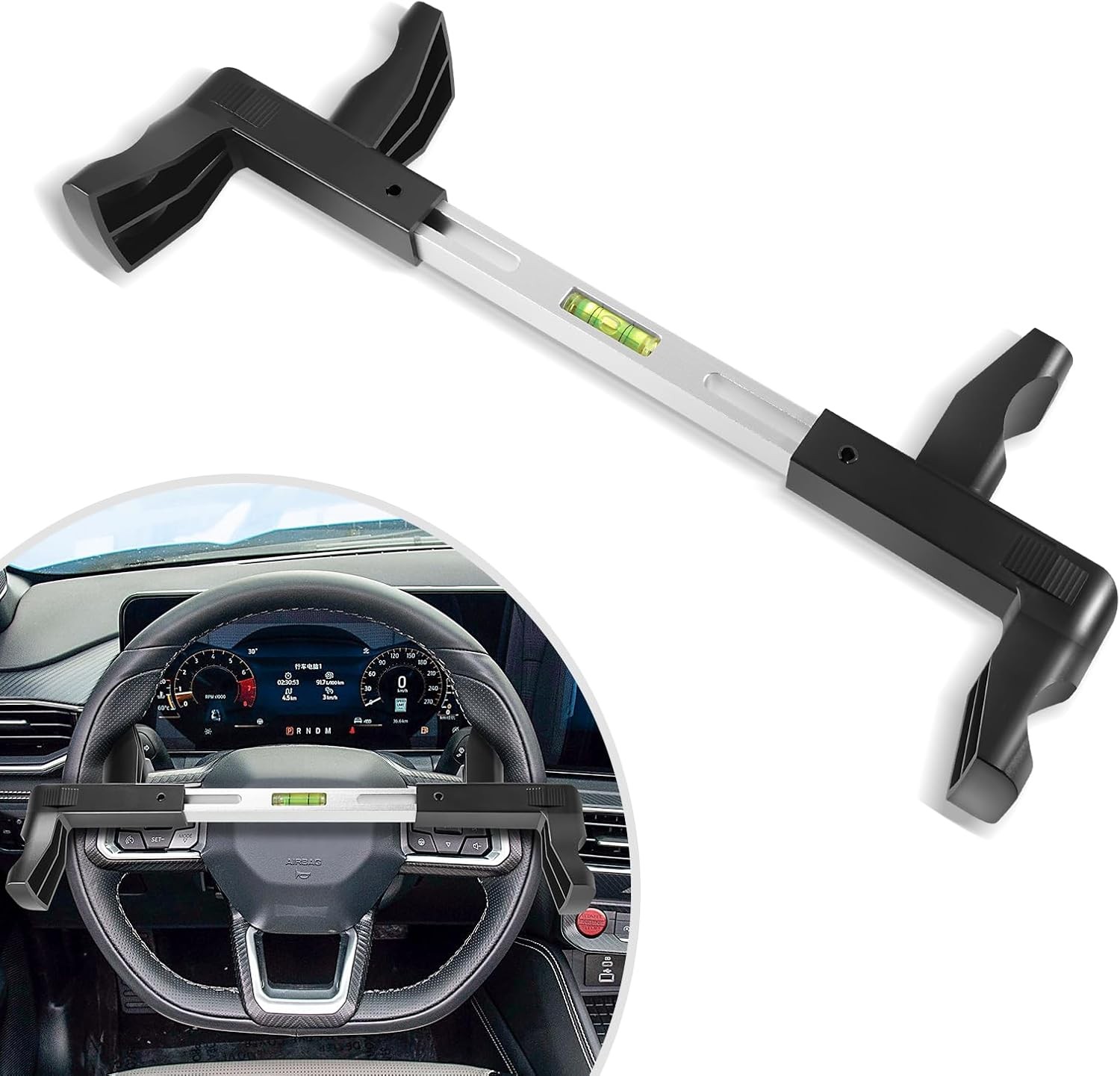 Steering Wheel Level Alignment Tool Fit for Most Steering Wheels Double Side