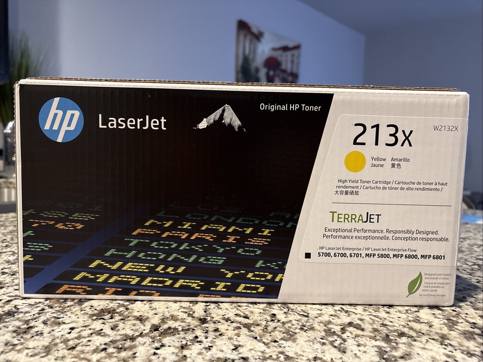 HP 213X High Yield Yellow Original LaserJet Toner Cartridge W2132X BRAND NEW