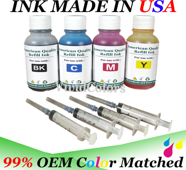 Refill ink kit for HP 902 902xl OfficeJet Pro 6968 OfficeJet Pro 6978 4x30ml