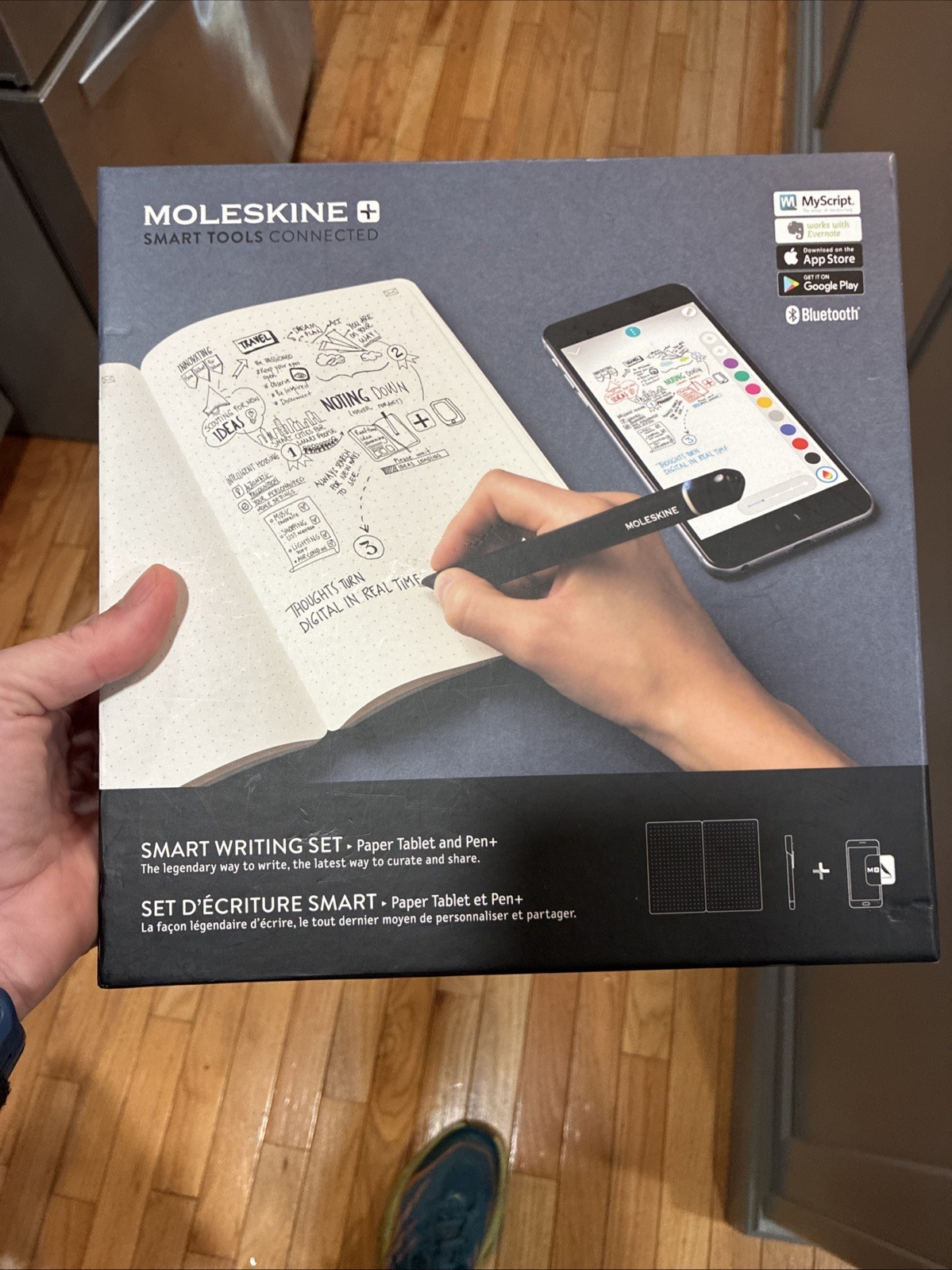 MOLESKINE Smart Writing Set + NWP-F110 Pen + Notebook NEW IN BOX ~~ SEALED