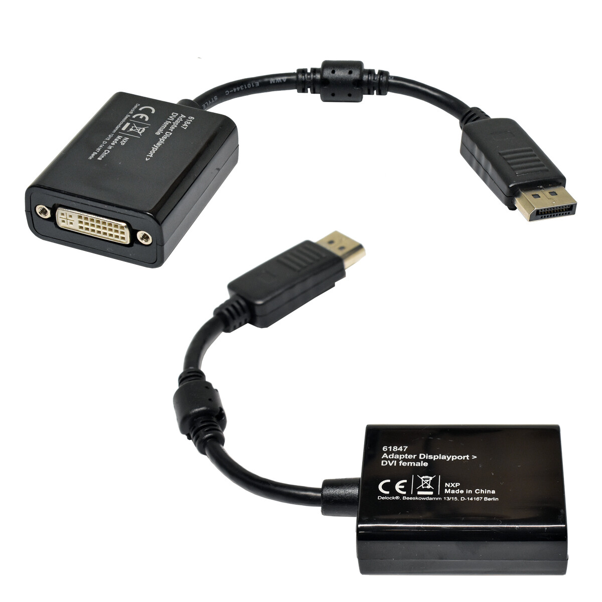 Delock 61847 Adapter Displayport - DVI-I (Dual Link) Female