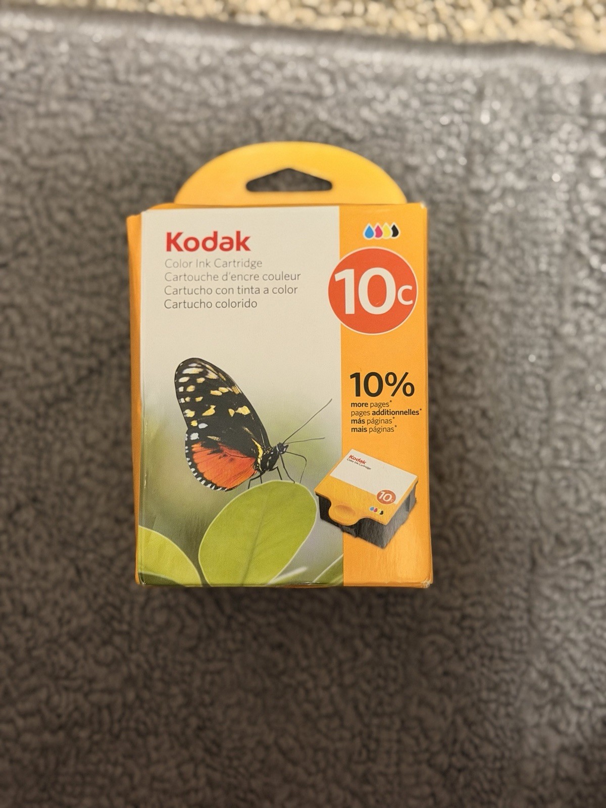 Genuine Kodak 10C Color Ink Cartridge – New Sealed OEM Printer Ink