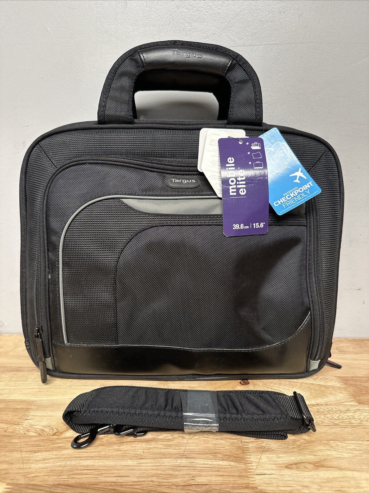 Targus 15.6" Mobile Elite Checkpoint-Friendly Topload Multiple Pockets NWT NEW