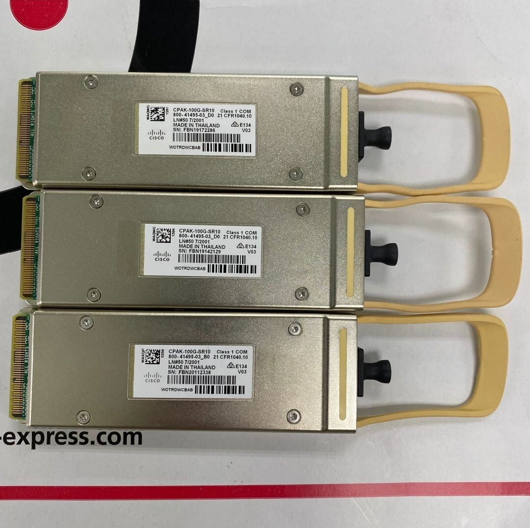 1pcs Genuine Cisco CPAK-100G-SR10 100GBASE-SR10 850nm MMF TRANSCEIVER