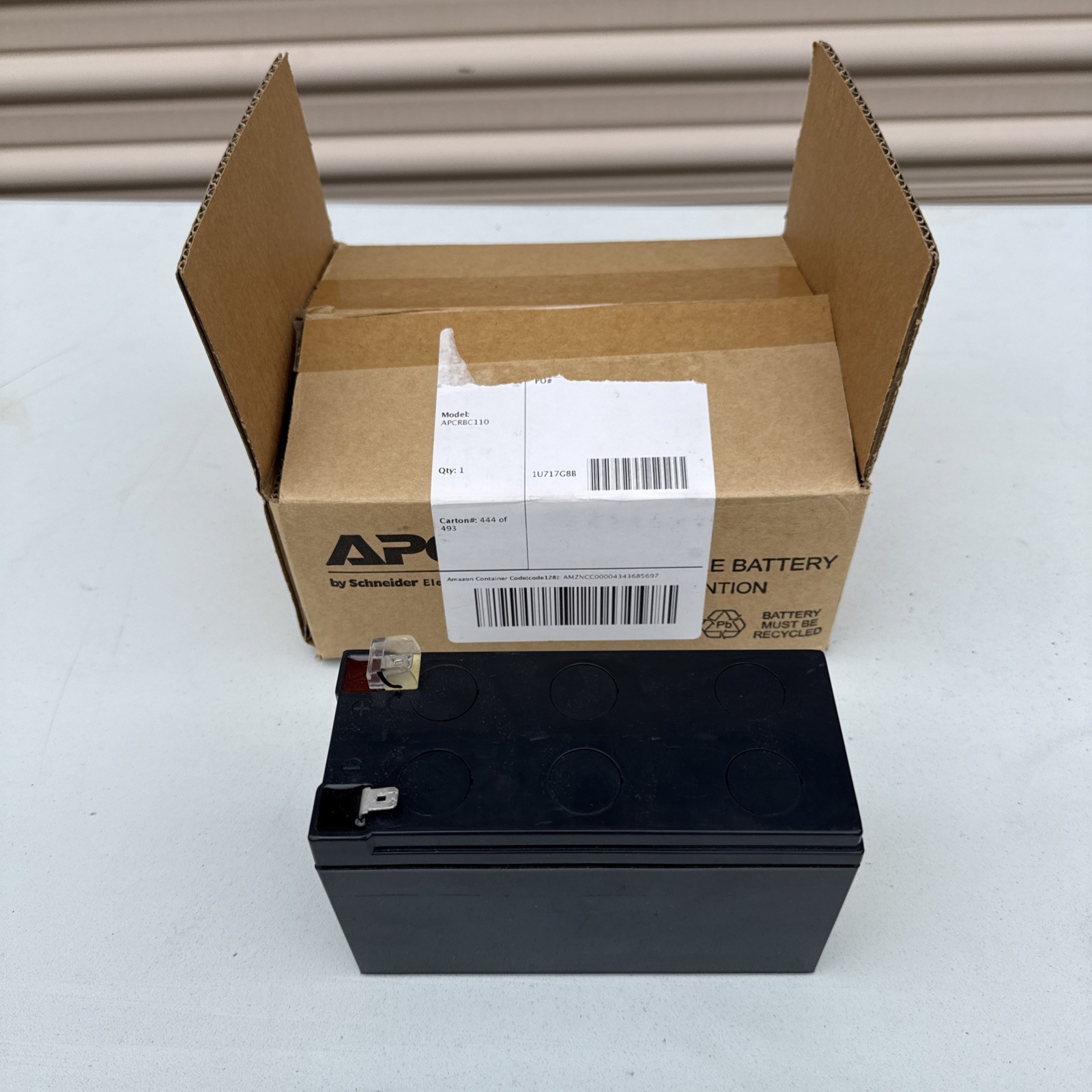 APC Replacement Battery APC RBC110