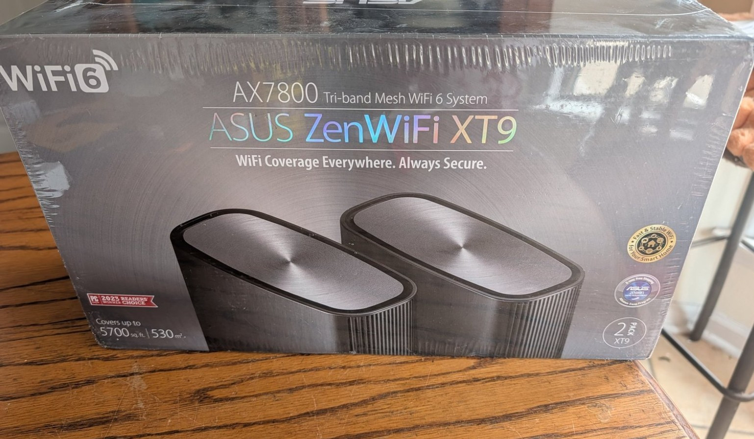 ASUS - ZenWiFi XT9 AX7800 - Tri-Band WiFi6 Mesh WiFiSystem - 2 Pack