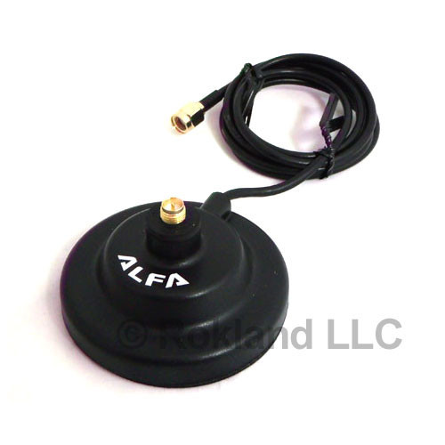 Alfa Magnetic Base extension for RP-SMA antenna magbase