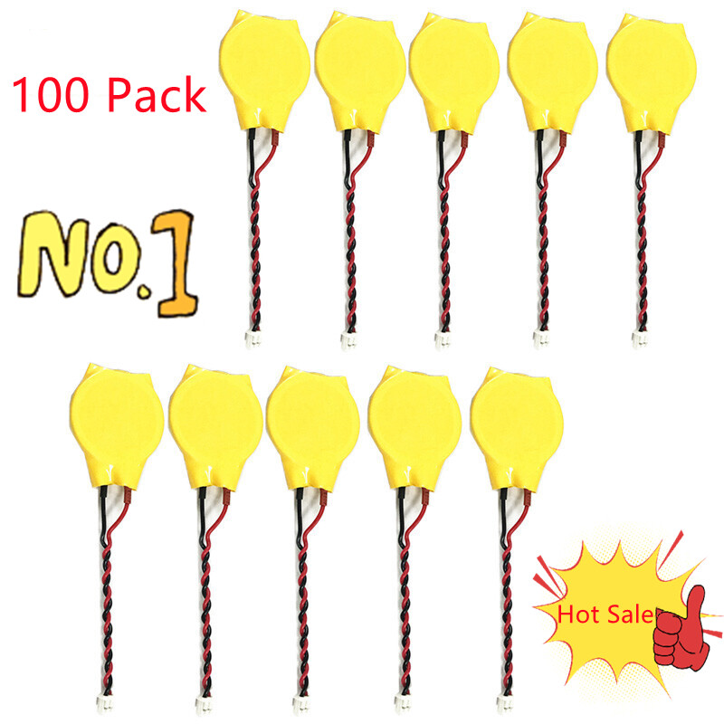 10PCS Two Pin RTC BIOS CMOS Battery for Dell Lenovo HP Laptop Notebook PC CR2032