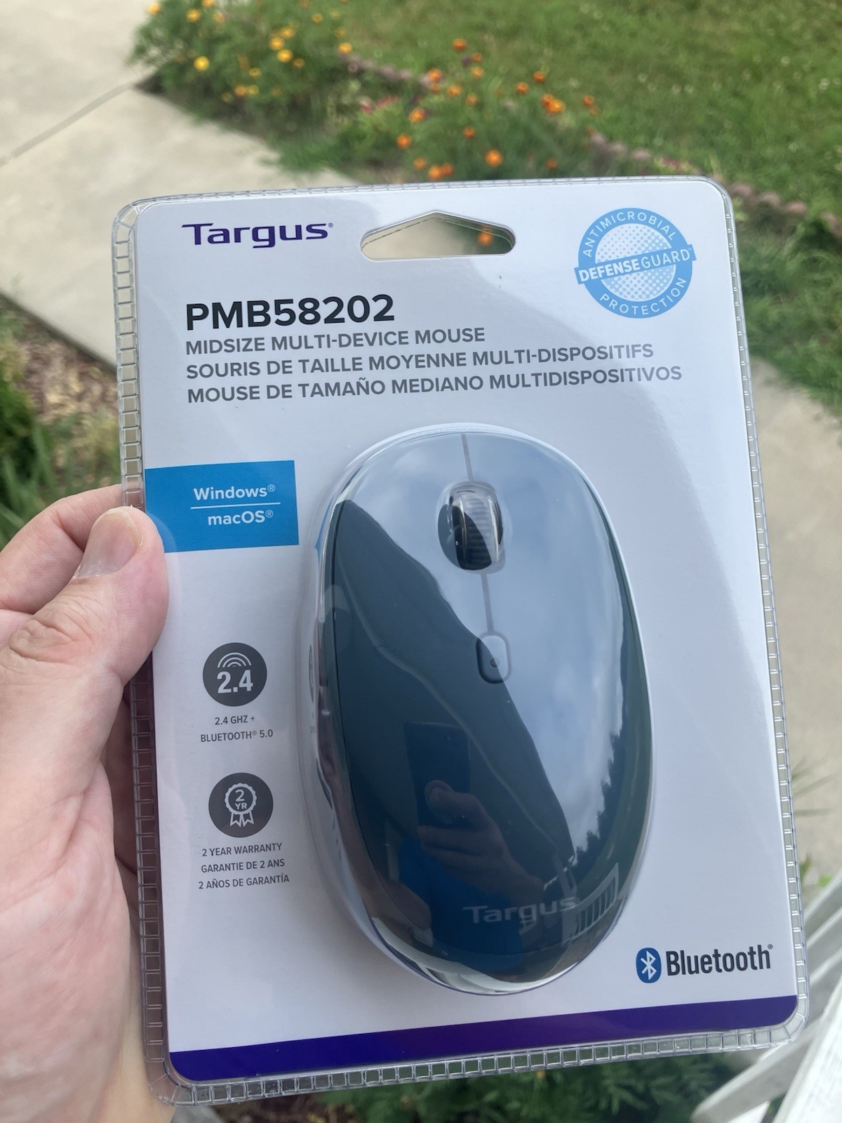 Targus - PMB58202GL - Midsize Comfort Bluetooth Wireless Mouse New In Box