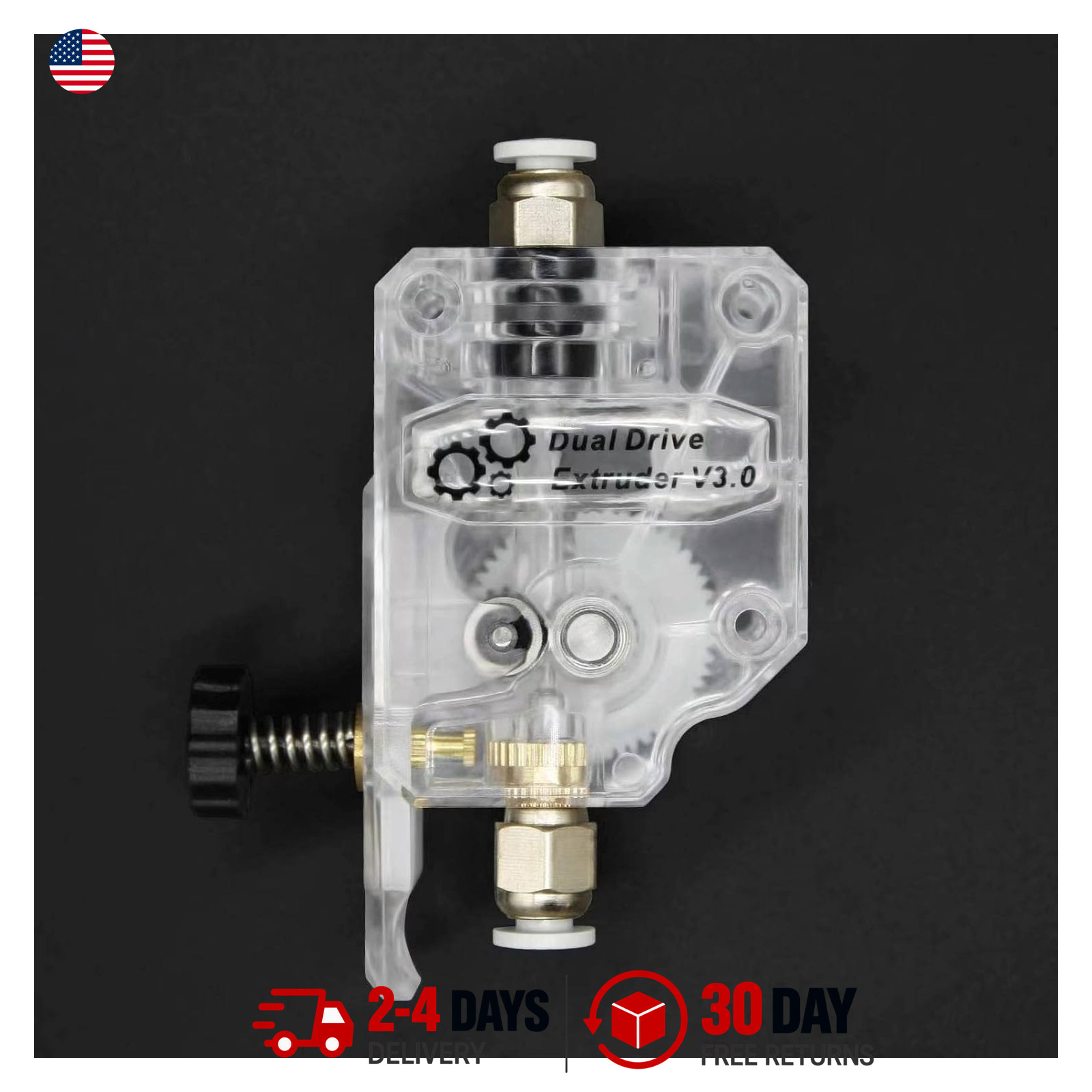Dual Gear Drive Extruder V3.0 for Creality Ender 3 5 Pro CR10 Anycubic Mega S